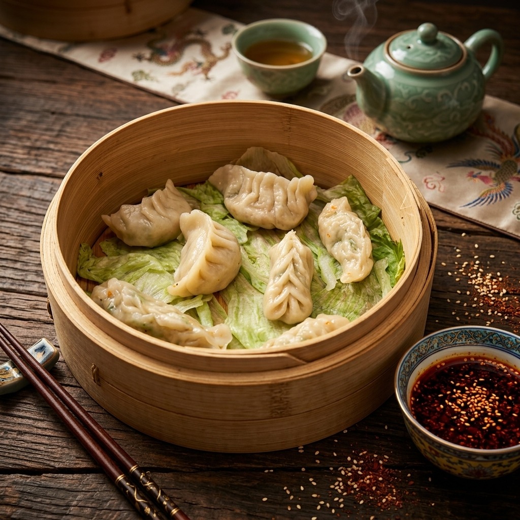 Herbs and Veggies Dim Sum